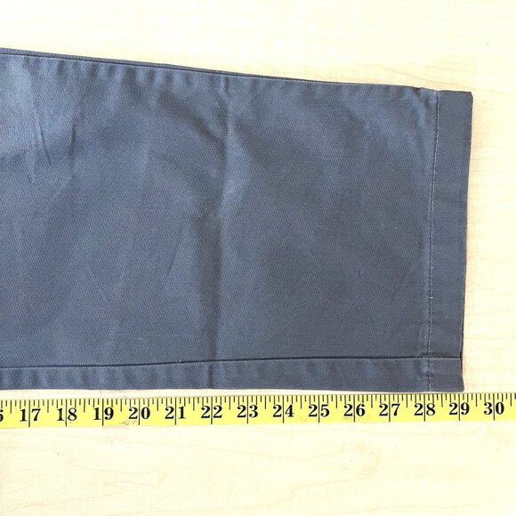 Lands' End Women Lead Color Casual  Pants Sz 10 Straight Leg Mid Rise No stretch - Picture 11 of 12